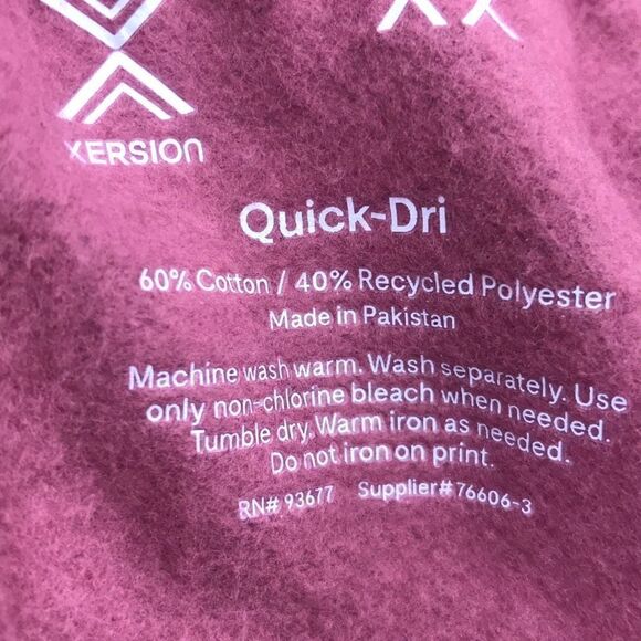 Xersion Women’s Pink Crushed Berry Quick Dri Drawcord Elastic Waist Shorts XXL - Picture 6 of 6